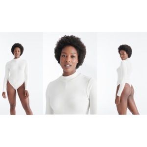 Knix Papaya Mock Neck Bodysuit